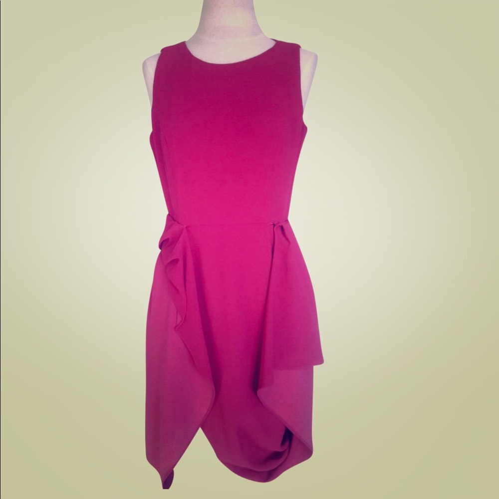 BCBG MaxAzria Asymmetrical Hem Dress